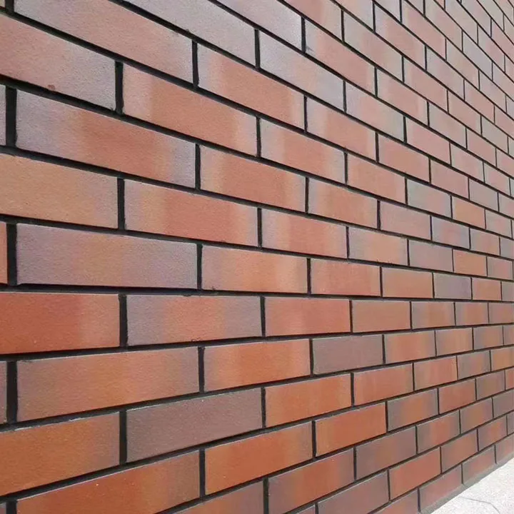 Заводская распродажа матовая отделка фасада уличный каменный разделенный кирпич глиняный клинкерный