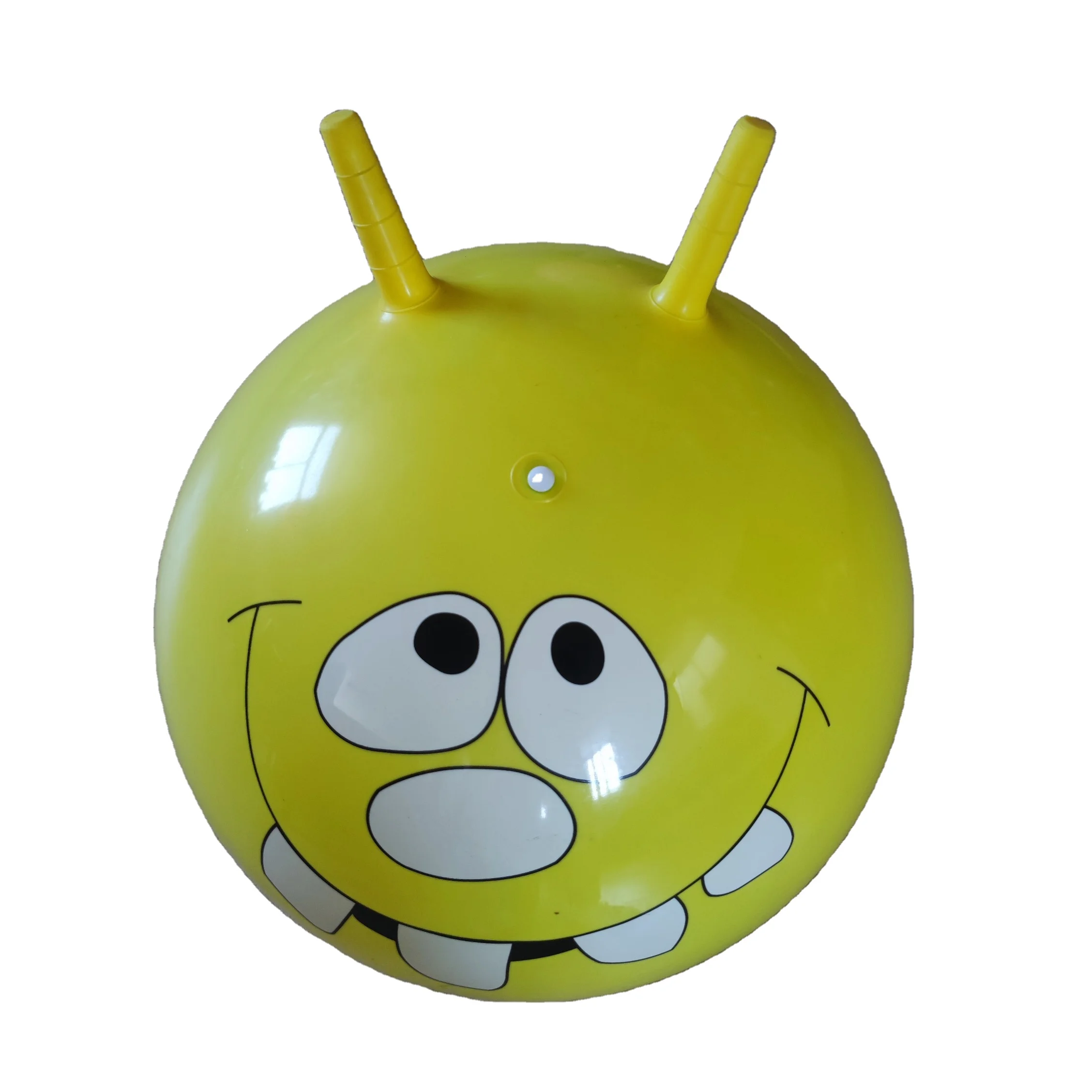 children playful  pvc Inflatable Jumping play Ball with hopper handle