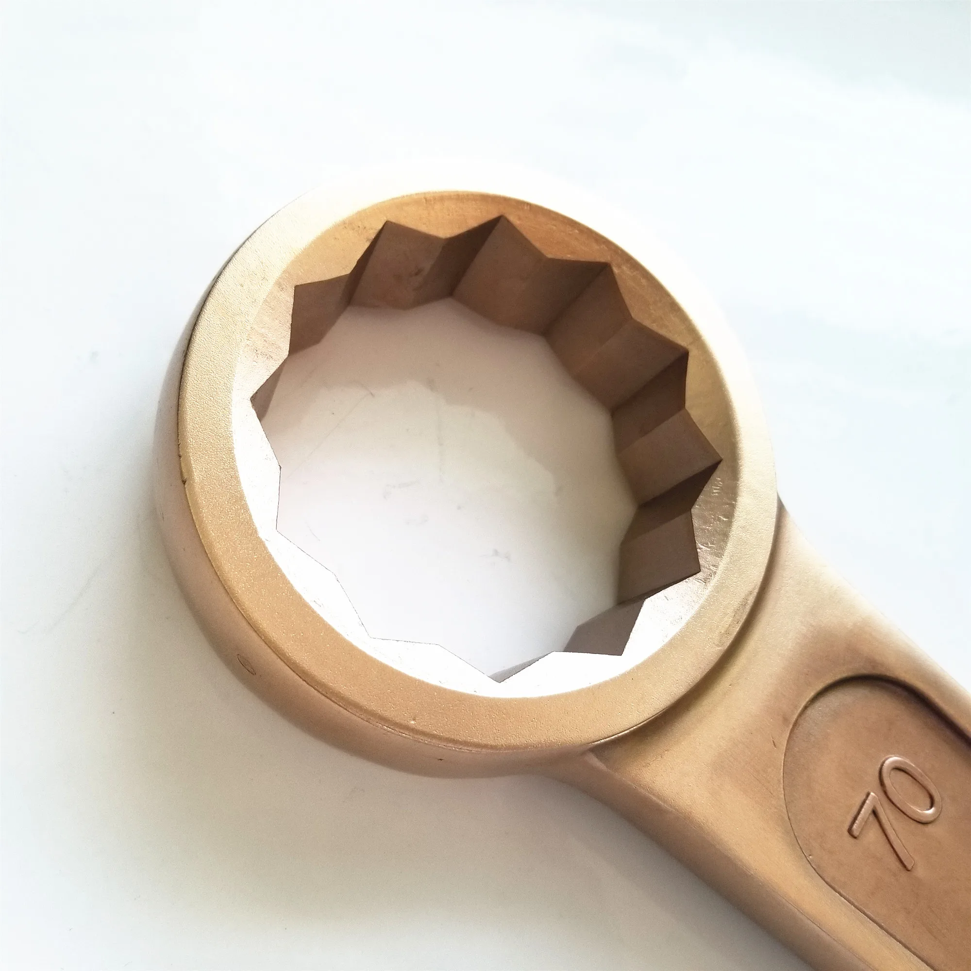 70mm Bi-Hexagonal 70mm hammering spanner slugging wrench non spark tools