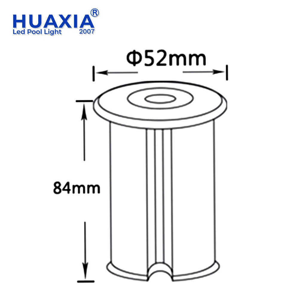 IP68 Stainless Steel and ABS Housing 1W LED Underground Pool Light with Durable IP68 Rating