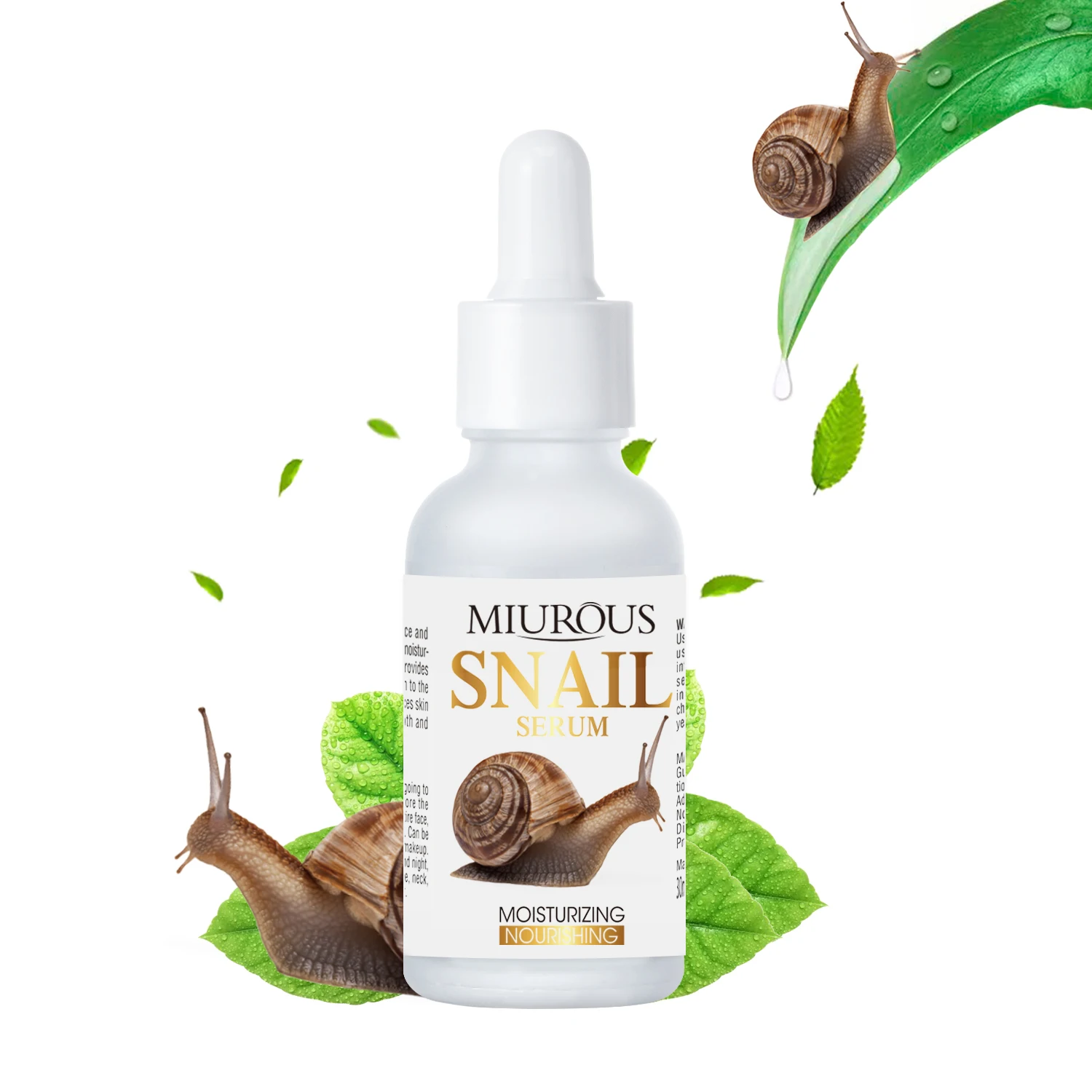 shyway private label repairing the skin moisturize smooth facial snail serum