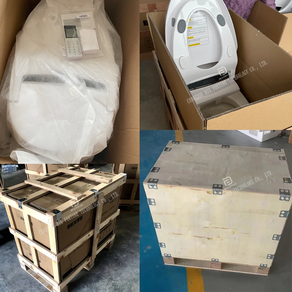 Modern fashion electric toilet ceramic floor mounted wc intelligent toilet bathroom automatic smart toilet