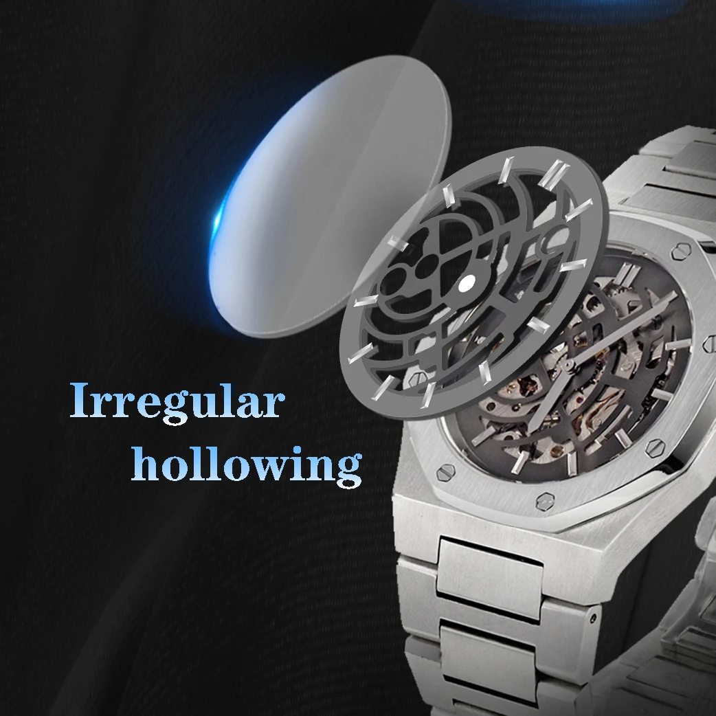 Stainless Steel Case 316L Wholesale Men Custom Mens Watch Luxury Mechanic Watches Skeleton 2022