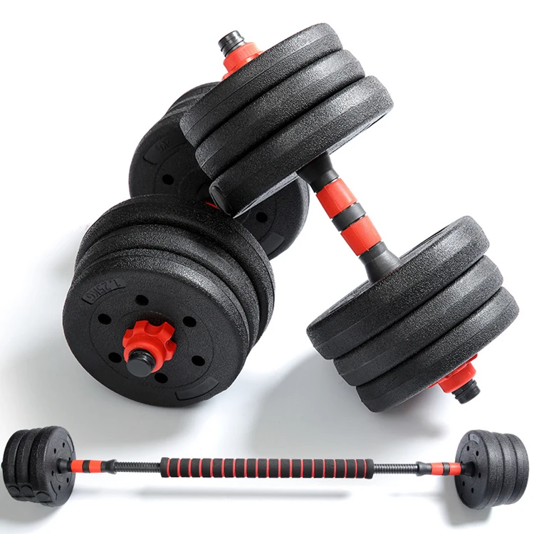 Free Weights Gym Dumbbell Sets Adjustable Dumbbell and Barbell Set 50kg
