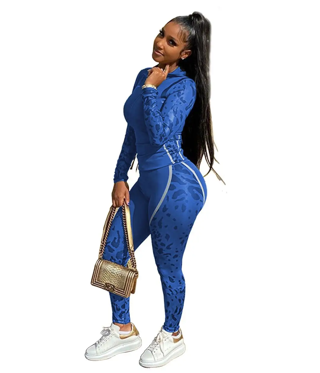 Custom Logo Sweat Suits Apparel Women Fashion Printed Jogging Suit Half Zipper Two Piece Sweat Suit Plus Size Hoodie Tracksuits