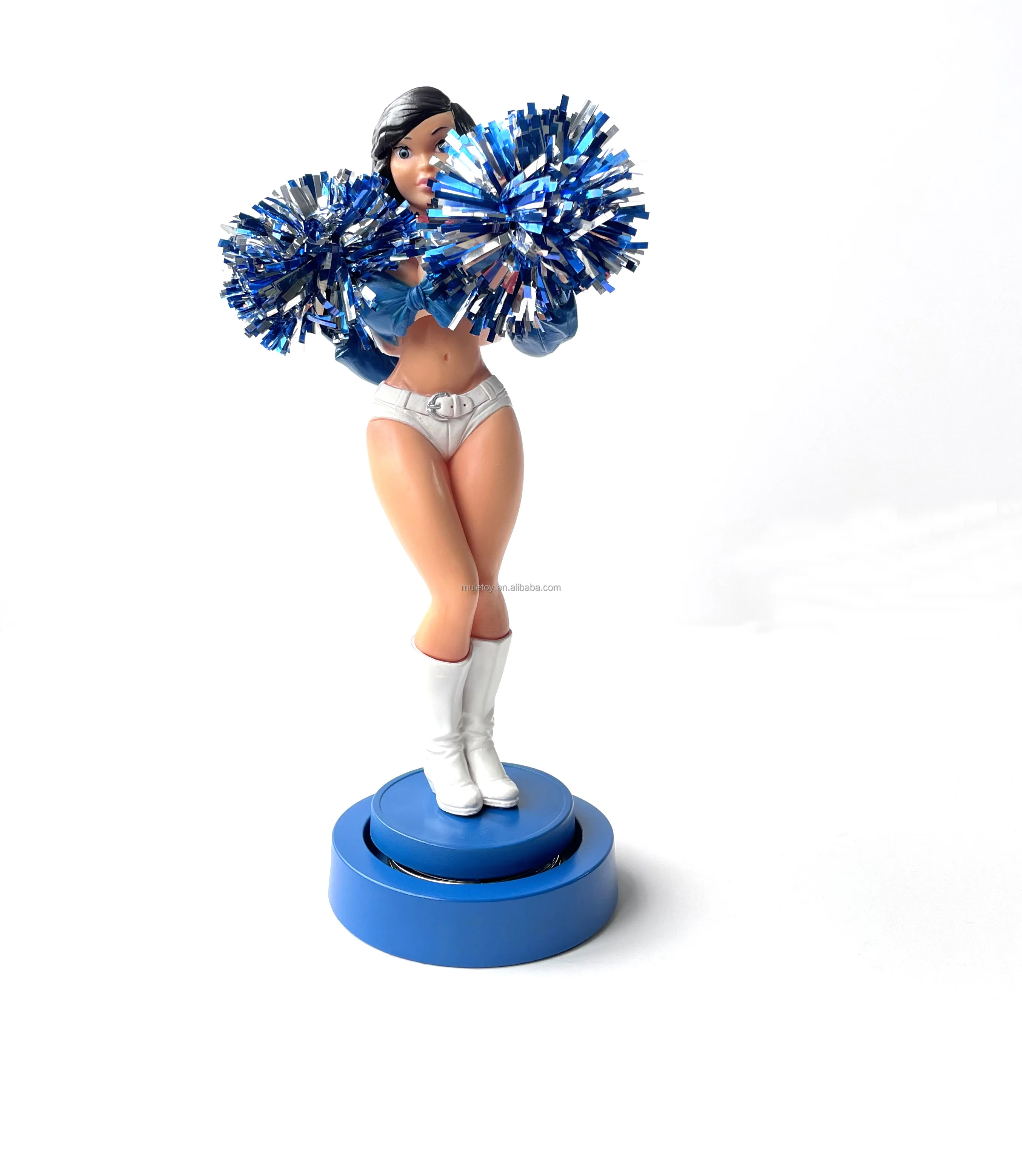Wholesale Collectible PVC Beautiful GIRL Cheerleader Model Toy Ornament  Anime Figure
