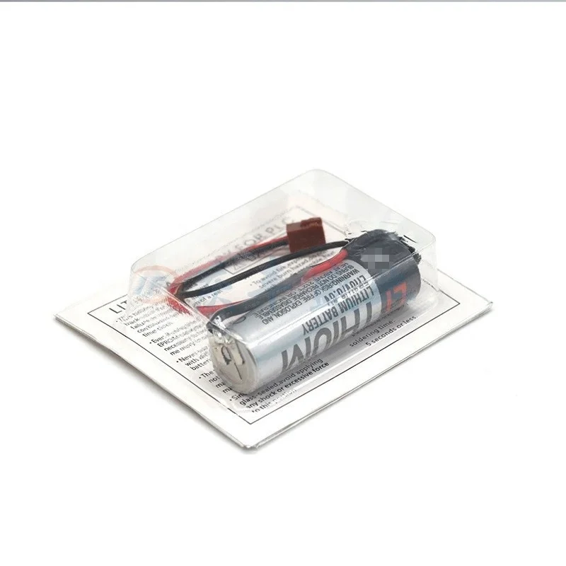 Original ER6V/3.6V 2400mAh PLC Industrial Battery Pack with Brown Plug For  ER6V/3.6V 2400mAh Battery