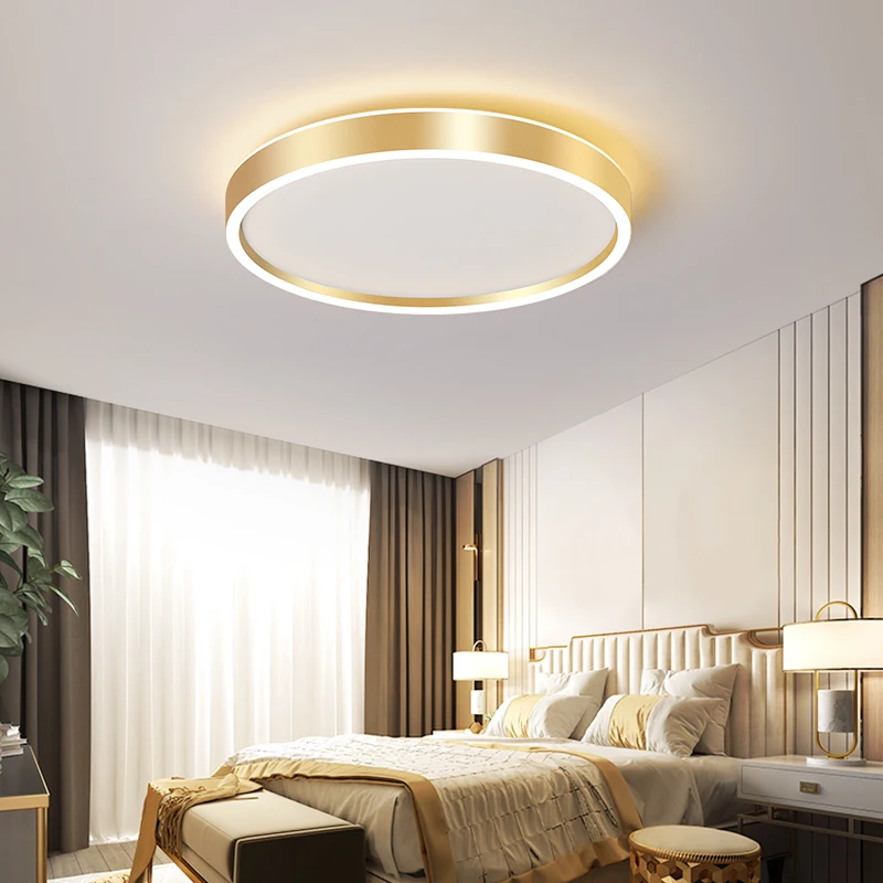 Modern Decoration bedroom lamp Warm White living room light Fashion Home Round Led Ceiling Light led ceiling lights fixtures