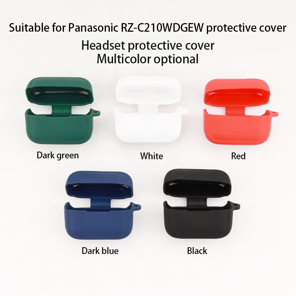 wholesale buds Case For Pana sonic RZ-C210WDGEW Wireless Headset Cover Silicone earphone case With Hook