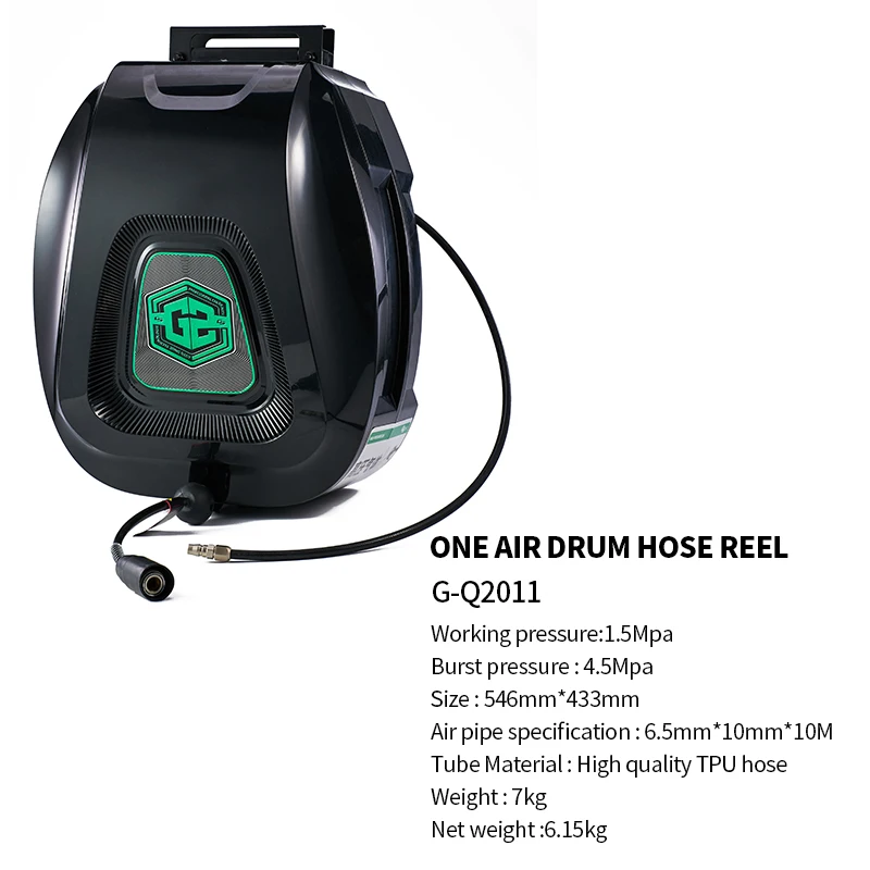 Car workshop product water air electric pressure washer hose reel single car detailing equipment tools