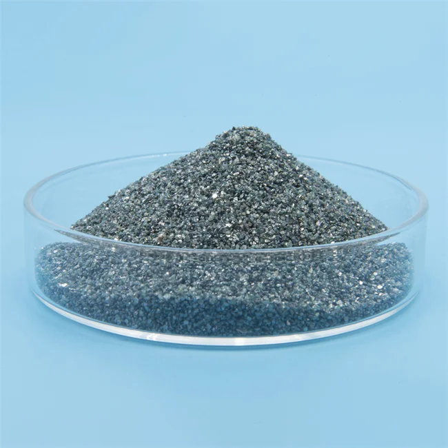 Haixu Abrasives High Purity Green silicon carbide grain 99% sic green silicon carbide 80 90mesh for ceramic polishing