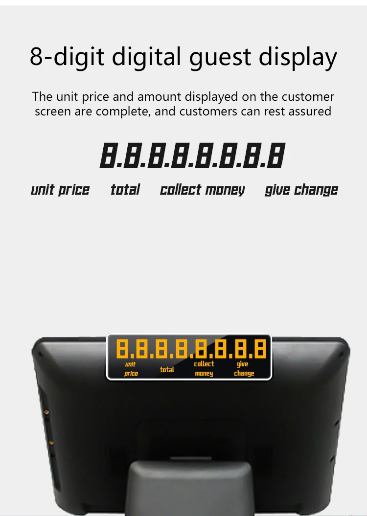 Windows 10 Restaurant Retail Billing Printer Touch Pos Cashier Machine Pos Terminal Cash Register Pos All In One Systems