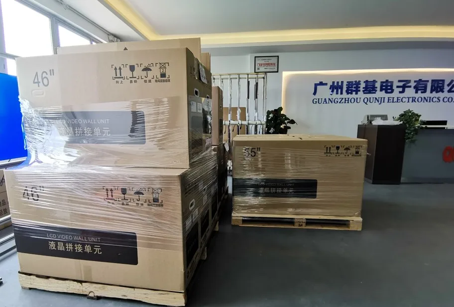  43-дюймовый готовый к отправке напольный стенд без сенсорного типа 4k lcd рекламный