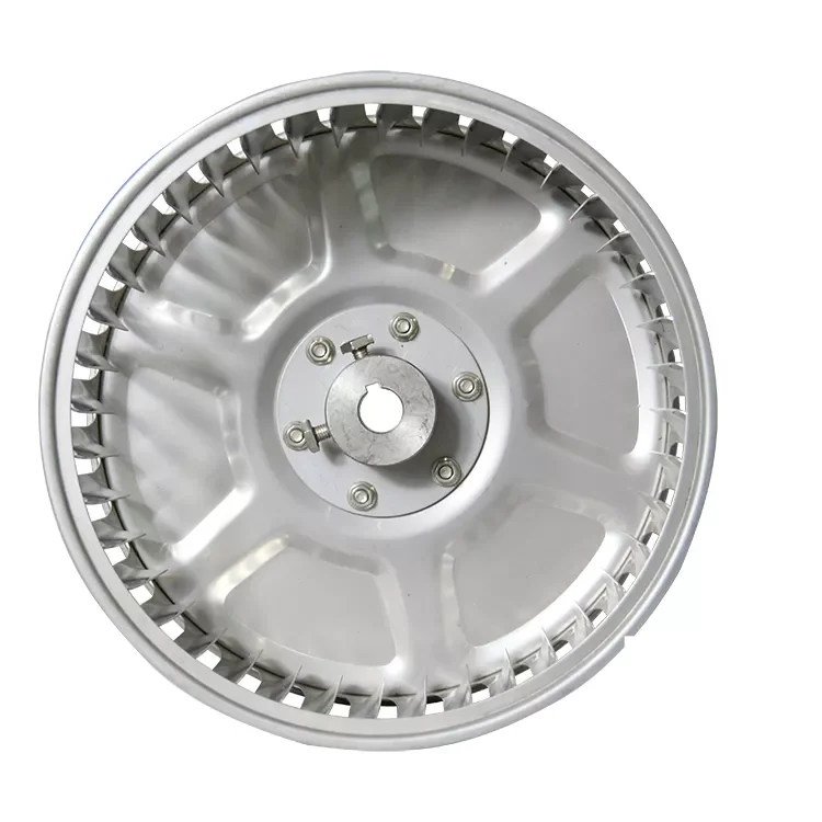 Пользовательский длинный мотор металлический центробежный вентилятор крыльчатка для воздуходувки высокого