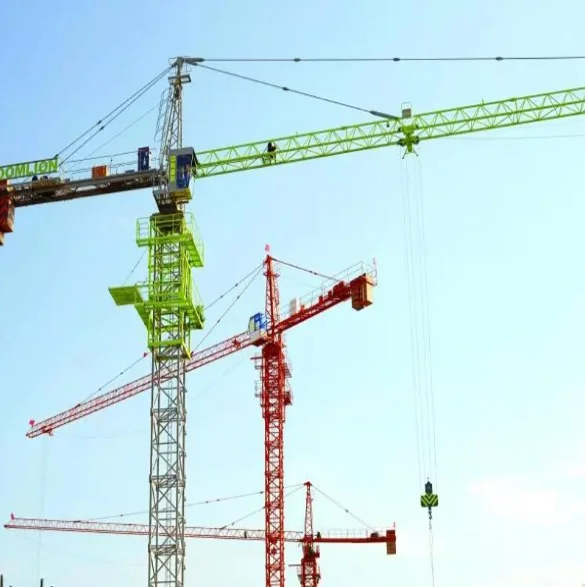 Zoomlion L125-10RA 10t Luffing-Jib Tower Crane for Sale