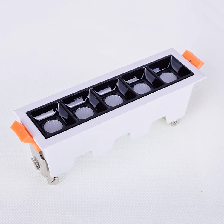 Wholesale Led Aluminum Alloy Downlight Smd3030 Led Linear Grille Lamp CE Certification