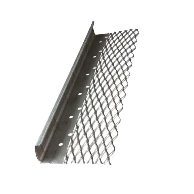 Drywall plastering galvanized steel expanded angle corner bead