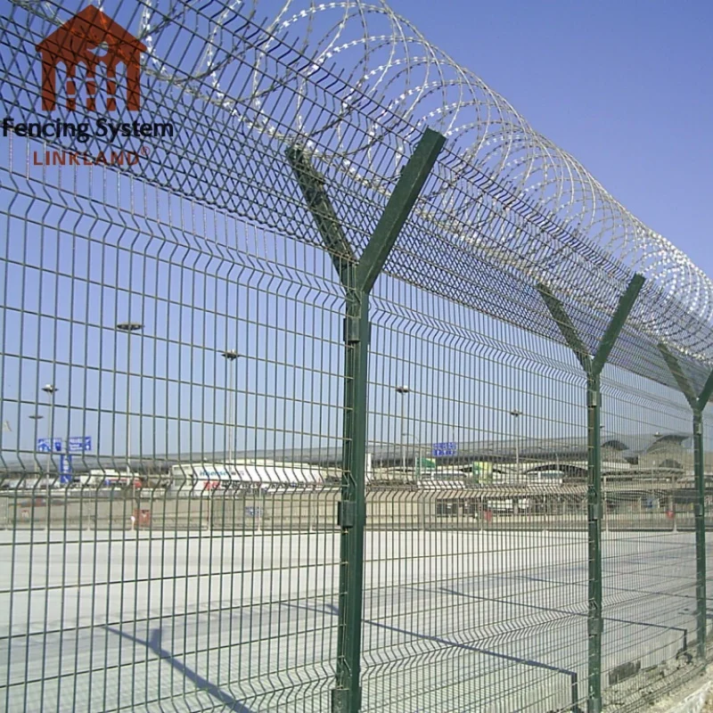 China made best quality double loop wire mesh fence 3d curved welded wire mesh fence panel for garden