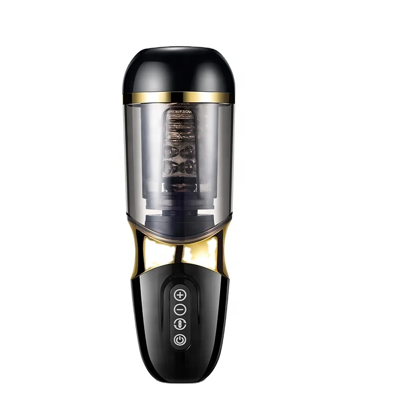 Automatic Heating Telescopic Rotation Sucking Penis Massager Machine Vibrator Masturbator Cup Hands Free Male Masturbatorfor Man