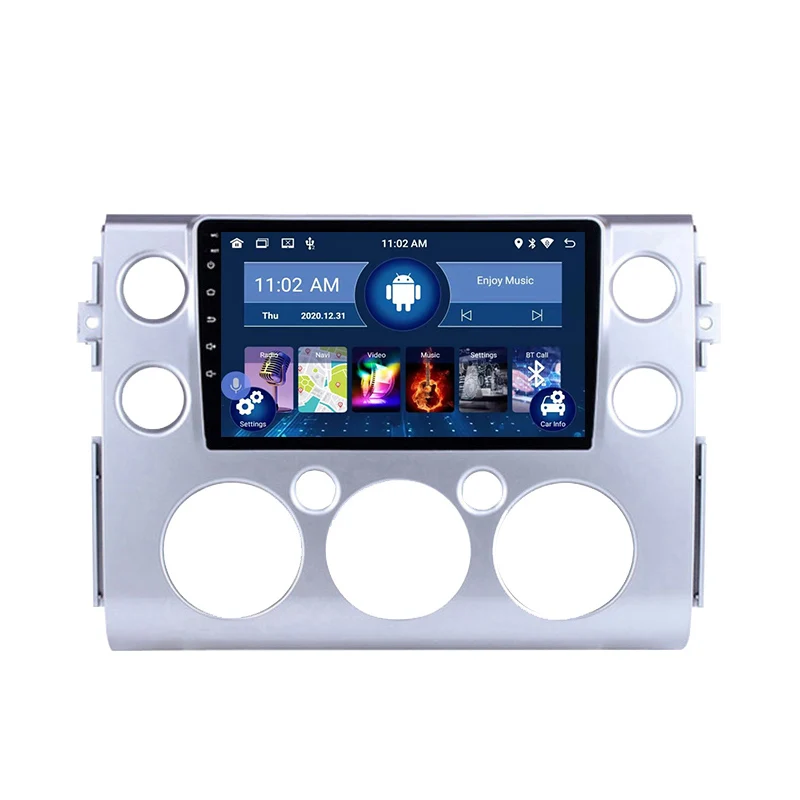 9' IPS Android Car Radio Multimedia GPS Navigation Player for TOYOTA FJ CRUISE 2007-2016/2017/2018 Auto Stereo 2din WIFI