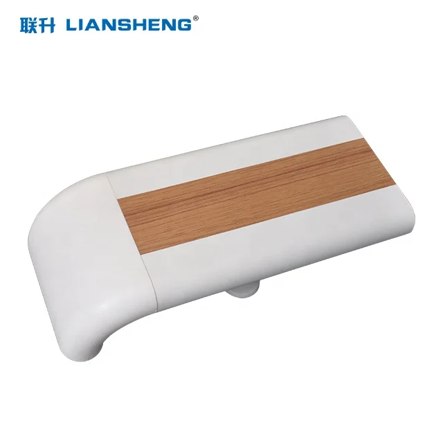 LS-698 The most commonly used PVC aluminum alloy corridor handrail in hospitals 140mm anti-collision handrail