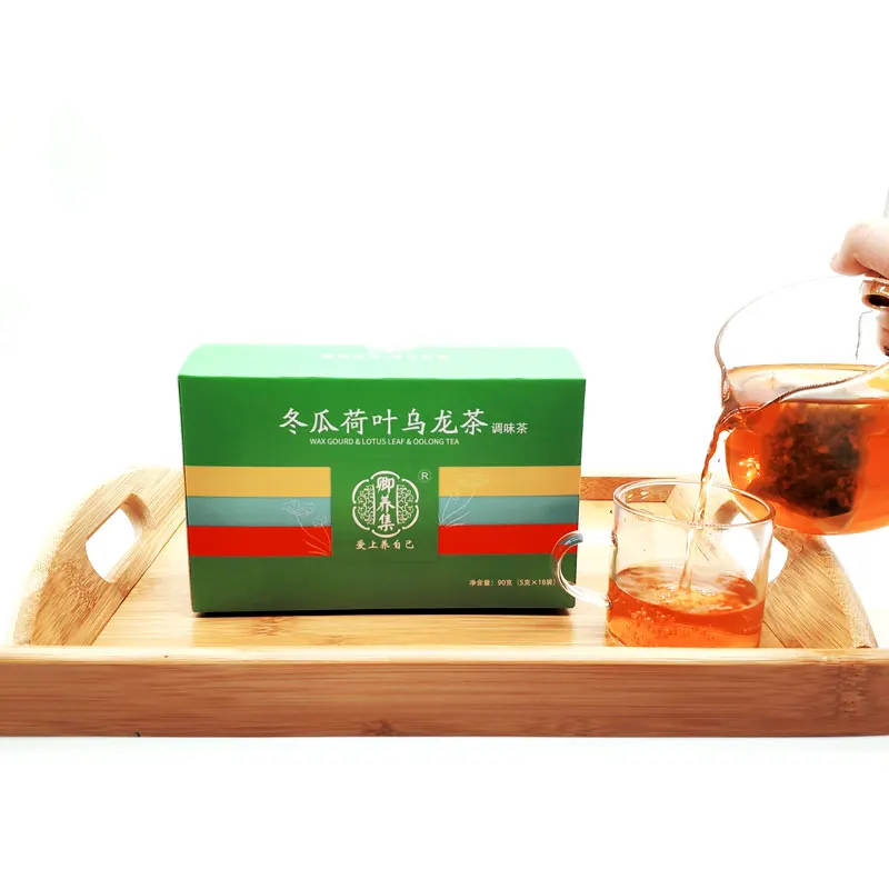 
Herbal teabags with lotus leaf wax gourd oolong tea herbal tea slim 