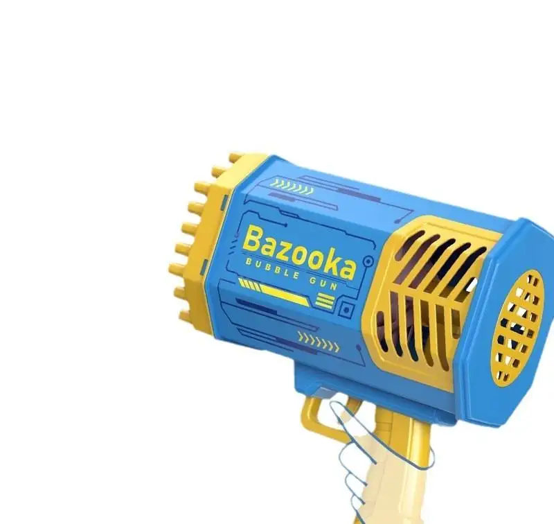 Bubble toys Large Automatic Plastic Holes Launcher Bazooka Rocket Blowing 2024 Bubble Gun MachineToy Electric Bubble toys