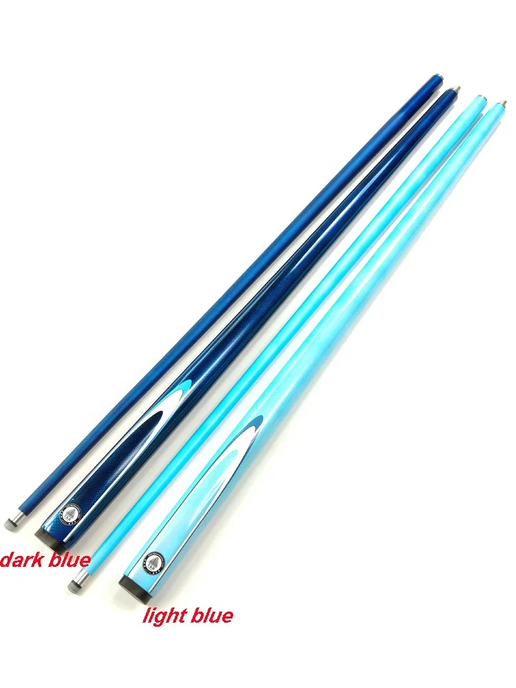 Xmlivet последняя углеродного волокна для бильярда и снукера палочки в 9,5 мм 2 цвета синий опционально Бильярдные кии 1/2 Сплит Бильярдный Кий аксессуары