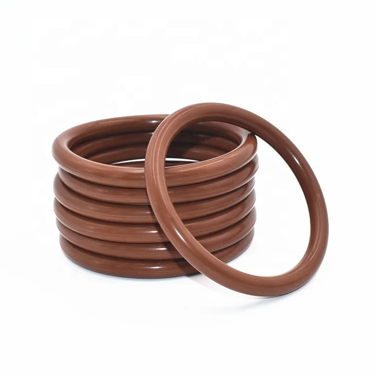 Factory Price Heat Resisting Standard/Customized Vitno/FKM Brown 70A Rubber O-rings