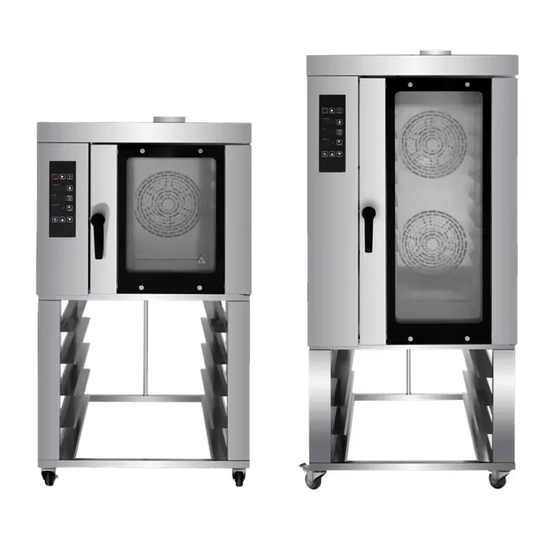 High Quality Durable Hotel Restaurant Kitchen Catering Equipment 5 6 8 10 Trays Rotary Fan Convection Oven