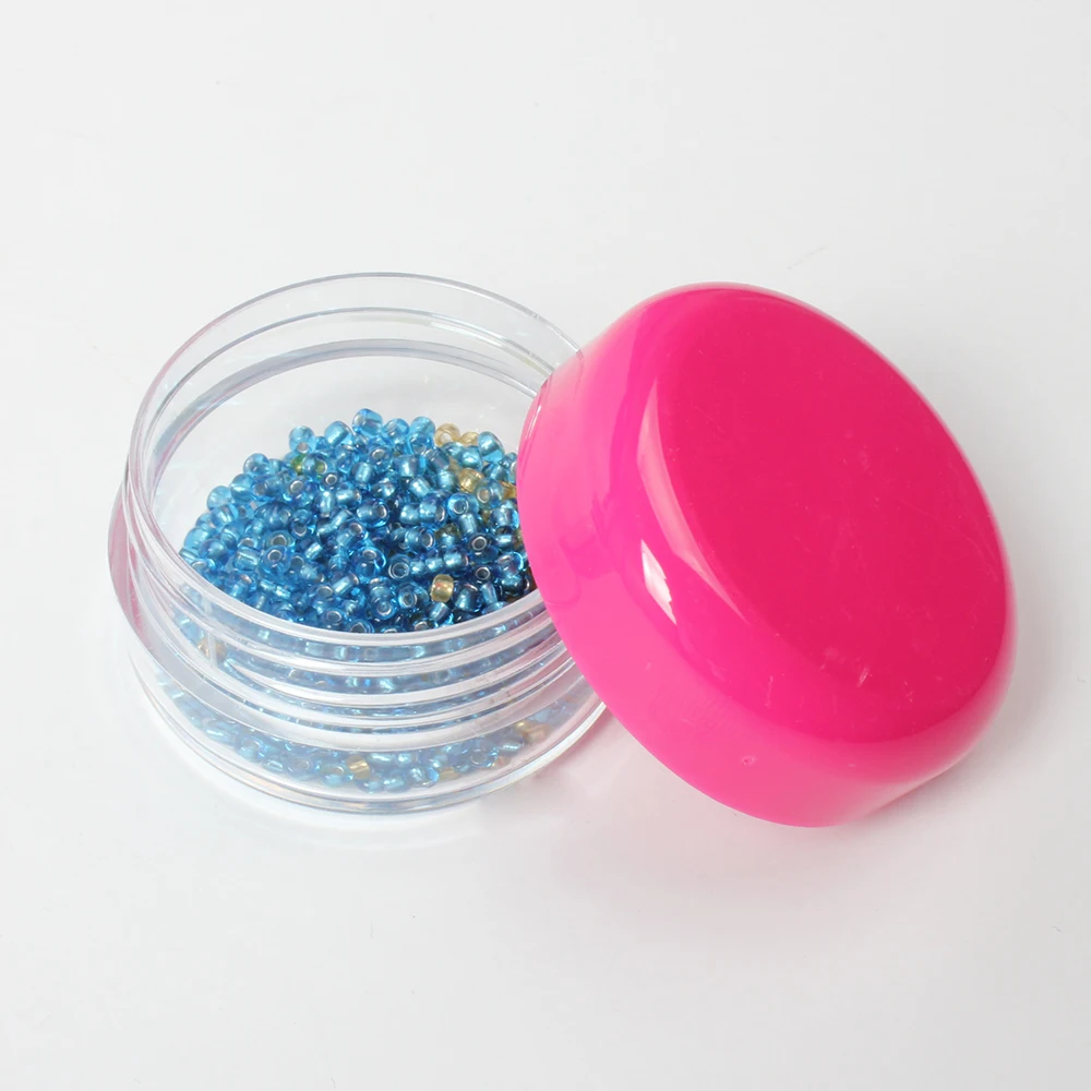 12pcs/pvc box 21999 Customized plastic round bottle multi acrylic storage box