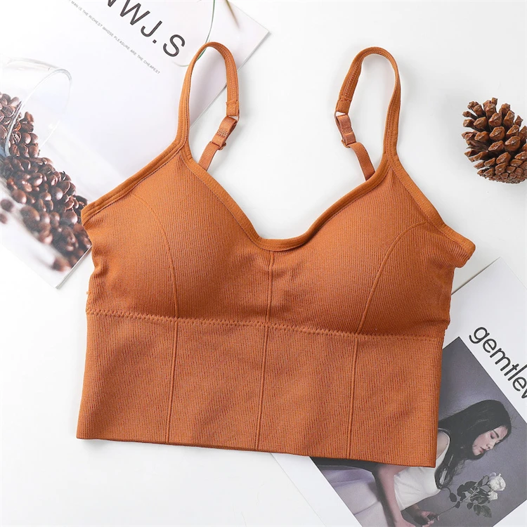 Comfort Widen Hem  Backless Bralette Sport Girls Wrapped Chest Custom Tube Top Seamless Teen Bra