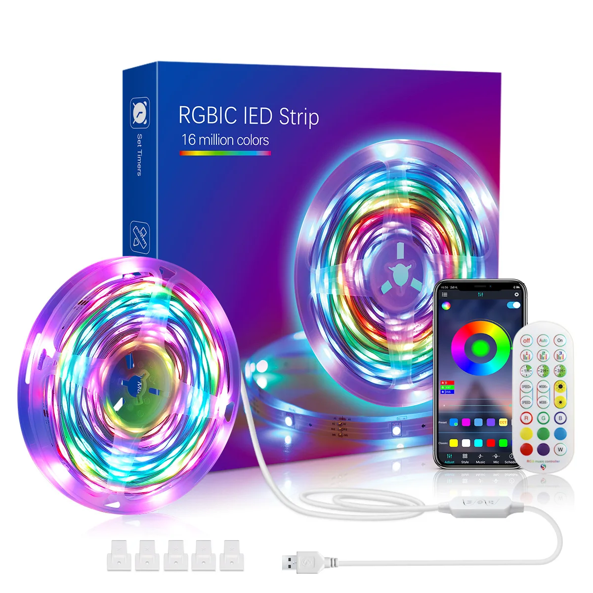 Wholesale usb 5V5050 led RGB strip lights flexible tv backlight white led strip lighting residential landscape