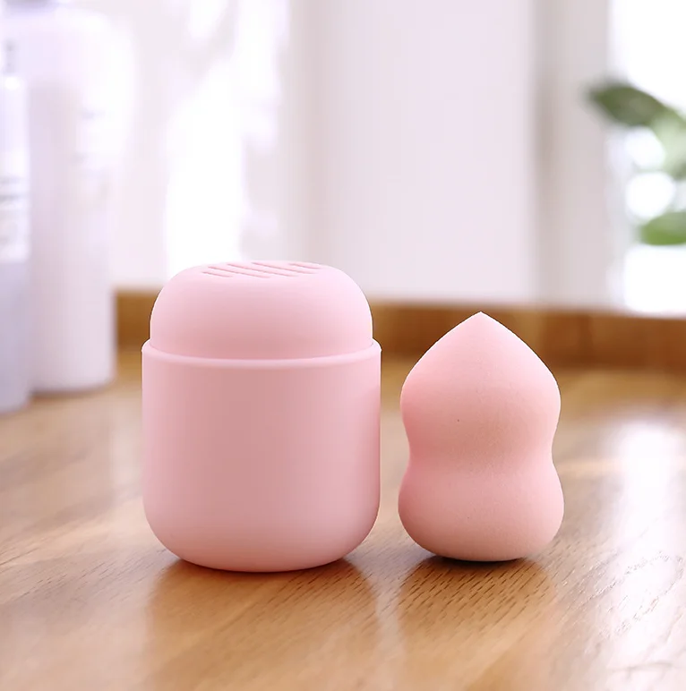 Дорожный набор инструментов для красоты, дорожный костюм, силиконовая воздухопроницаемая губка для макияжа, косметическая упаковка, коробка для хранения