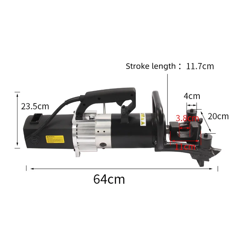 110v 220v 1500w Portable Hydraulic Electric Bender bar bending machine 32mm