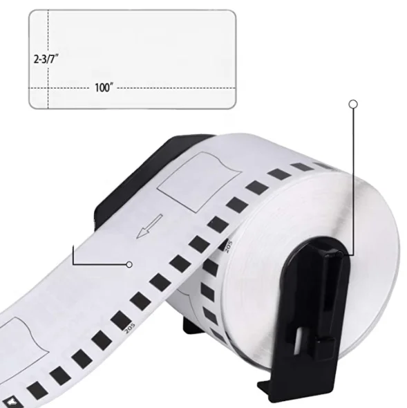 DK-22205 QL-1110NWB почтовый и штрих-код этикетки для принтера brother DK11201 DK11202 DK11204 DK11209 DK11241 DK-11221 DK этикетка