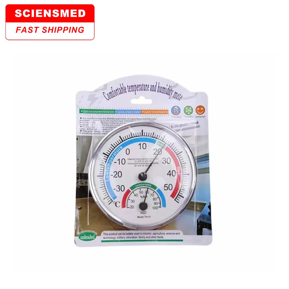High Quality  Mini Indoor Pointer Thermometer Hygrometer 2 in 1 Temperature Humidity Monitor Gauge
