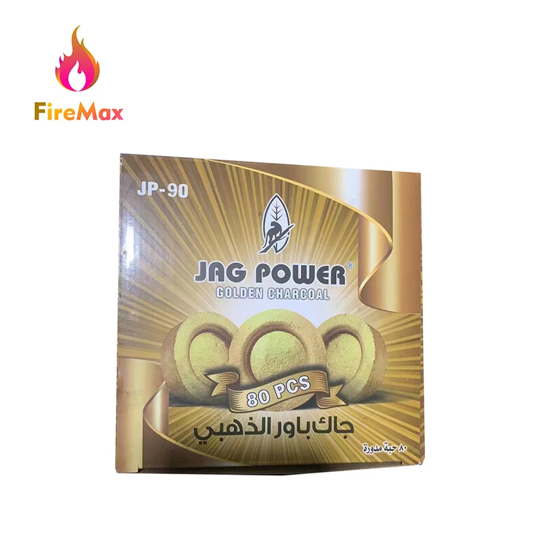 FireMax Incense Shisha Charcoal Quick Light Fruitwood Round Hookah Charcoal Tablets