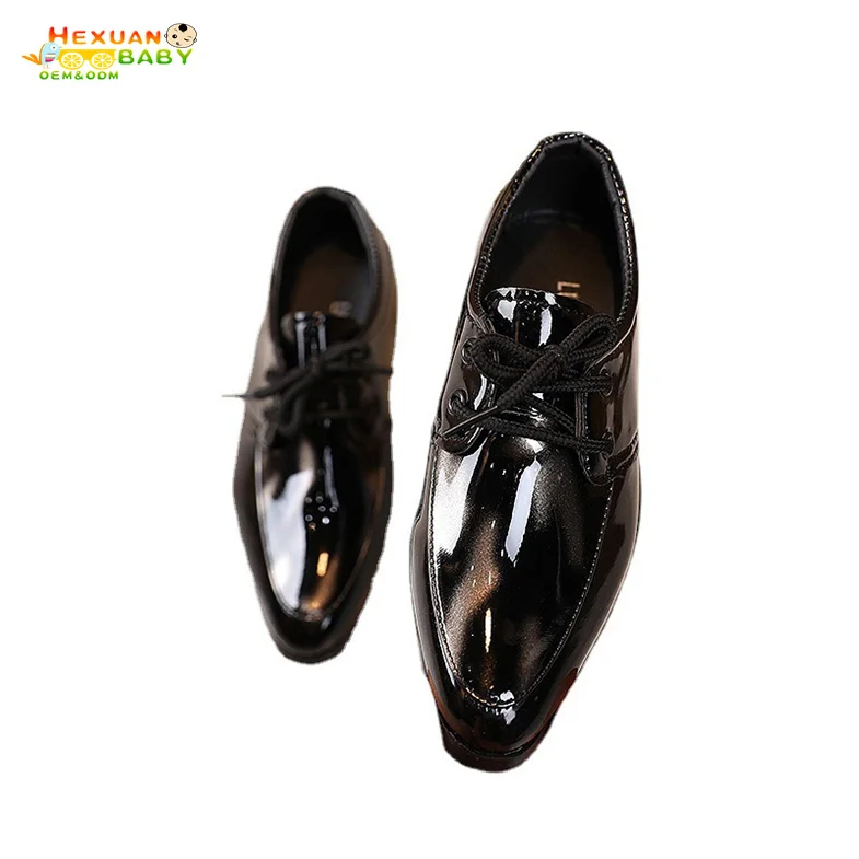 Kids Shoes Wedding Leather Soft Hand Feeling Children Infant Baby Boys British Style Student Perform Casual