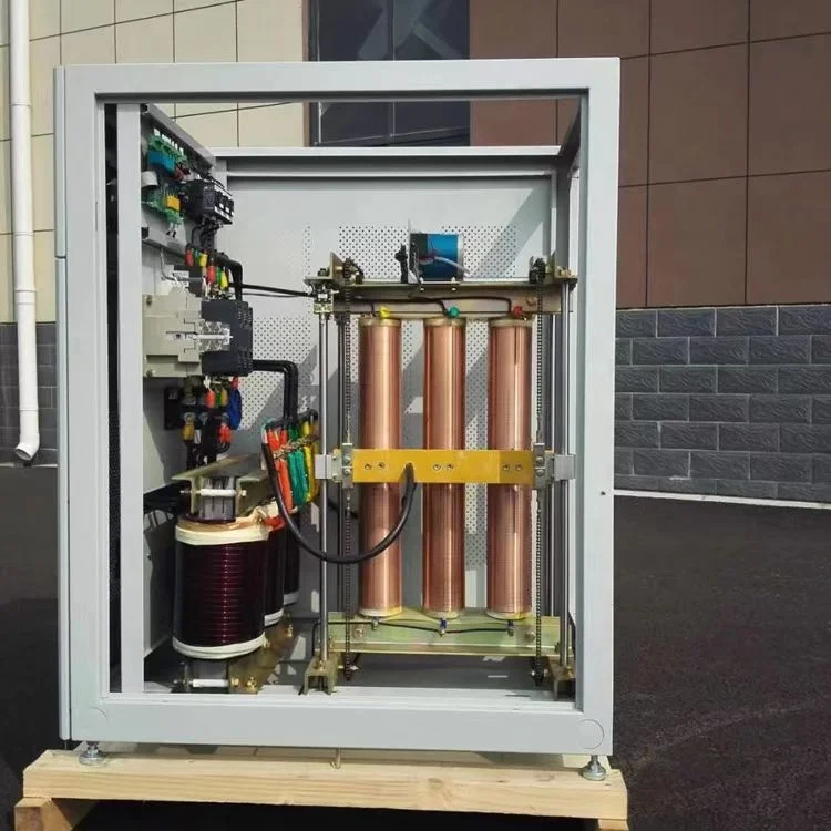 SVC usage 150kva three phase servo motor type voltage regulator stabilizer 380V/400V/415V
