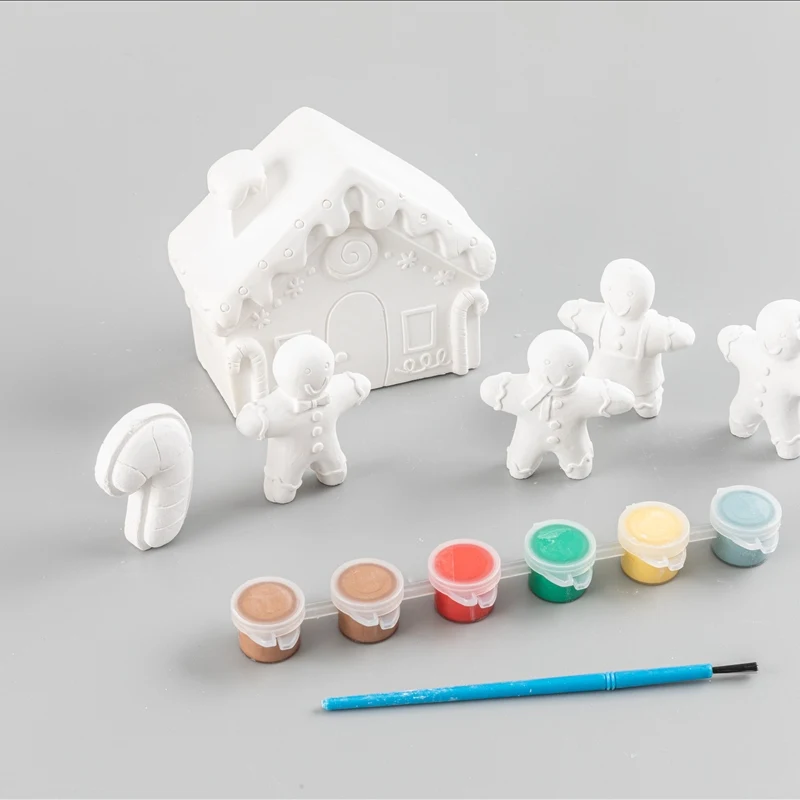 Frog Plaster Model Coloring Toys Kids Painting Craft Kits for Creative Decorating and Art Expression
