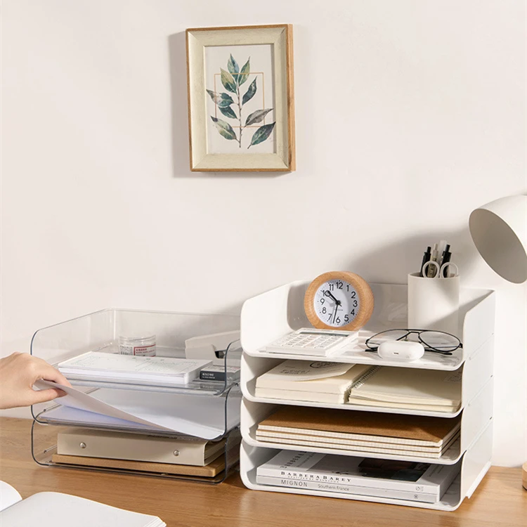 High Quality Office Desktop Organizer A4 Document Storage Tray