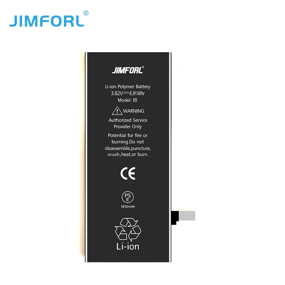 
Rohs batterie Jimforl kf lion battery for iphone 6 and 6s anker battery iPhone with adhesive tape 4000 mah cheap price zhongying 