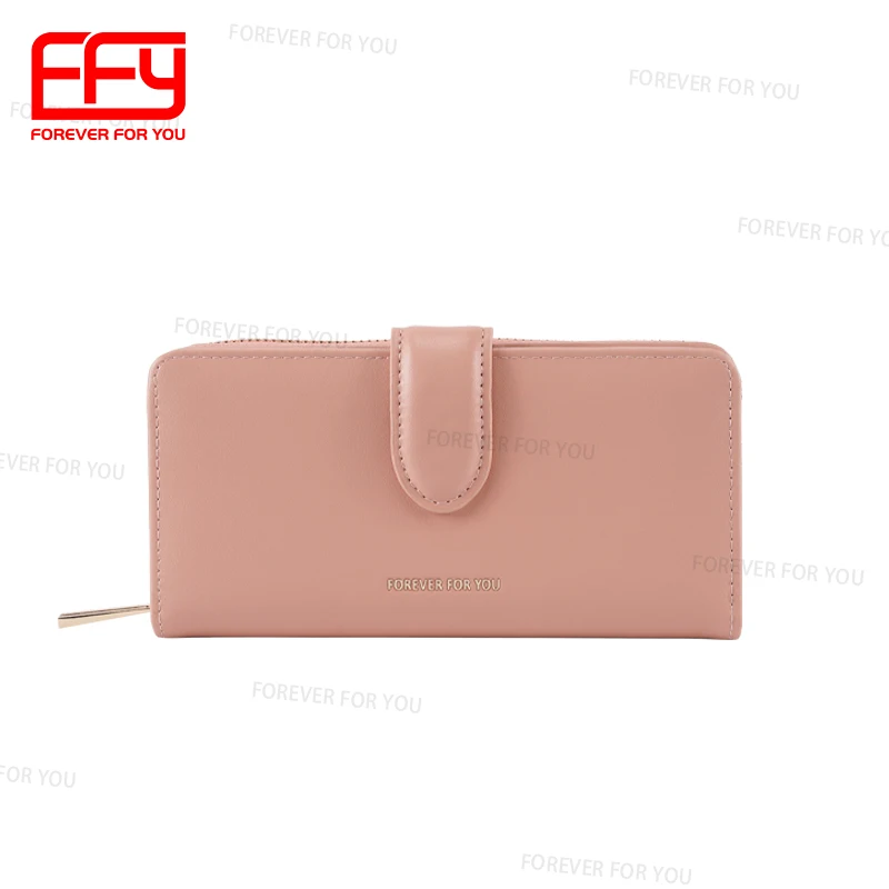 Europe Style Customization Women Long Wallet Clutch Zipper Wallet Lady Purses