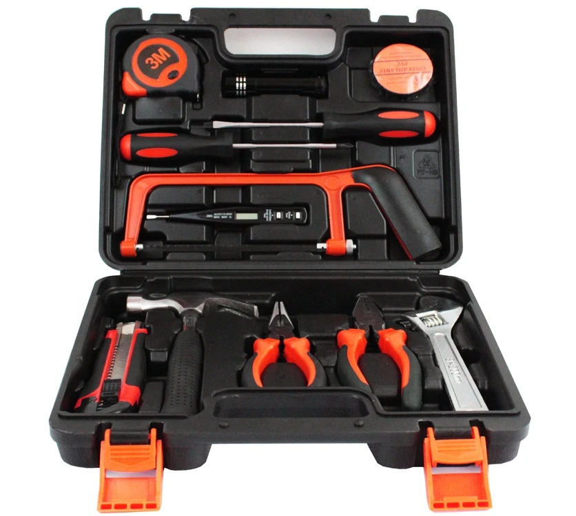 Hot selling Household Tool Set 13pcs carbon steel mechanical tools set Repair Tool Kit for car