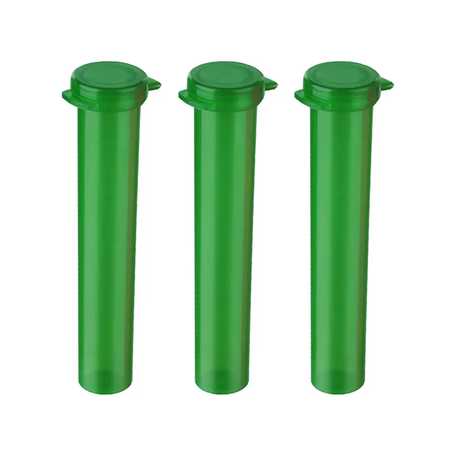 14ml 23ml Mini Slim Plastic Straight J Vials with Hinged Cap