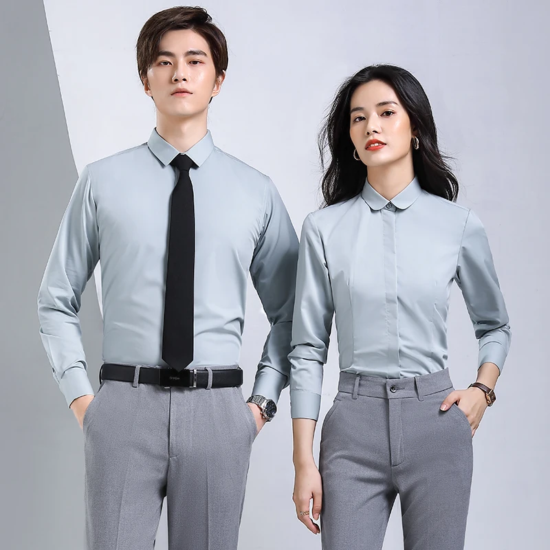 OEM MTM Made to Measure Custom 100% Cotton Long Sleeve Classic Men Formal Dress Shirt for Business Made in China