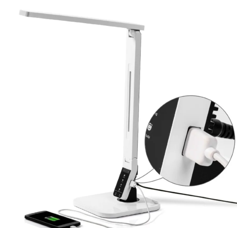 foldable Eye caring student led table desk lamp reading lamp dimmable no flicker with usb port