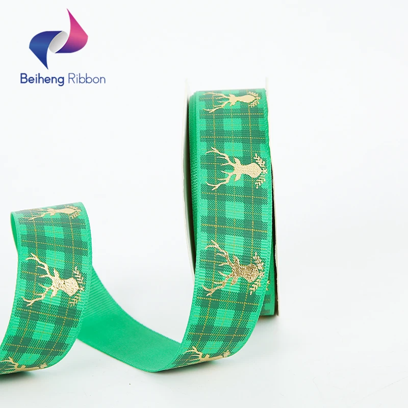 Wholesale Screen Ink Printing Grosgrain Zebra Ribbon for Festival Crafts