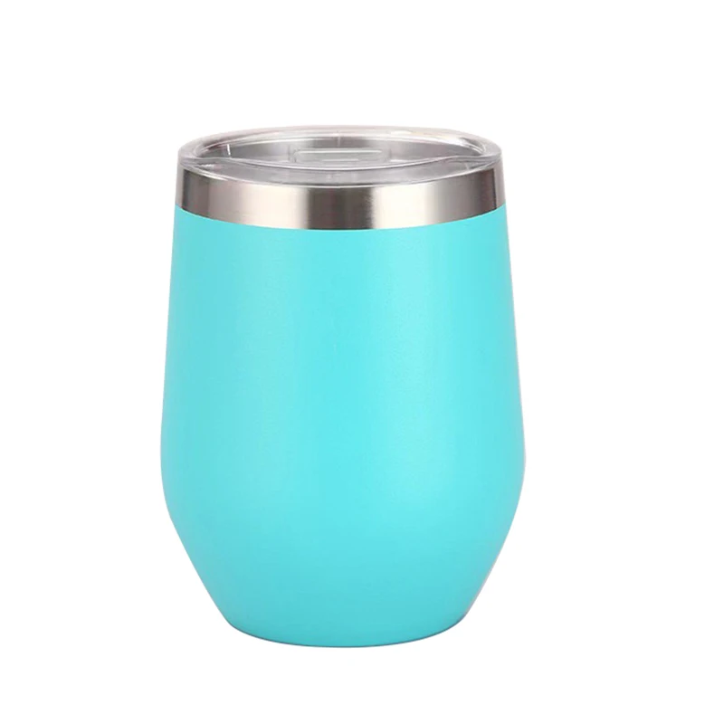 Hot Style Eco-Friendly Egg Shape Double Wall Stainless Steel Vacuum Insulated Wine Mug Tumbler Cup